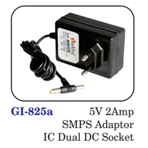 5v 2amp Smps Adaptor Ic Dual Dc Socket