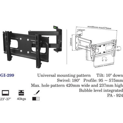 Universal Mounting Pattern 23" To 37"