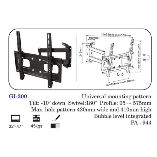 Universal Mounting Pattern 32" To 47"