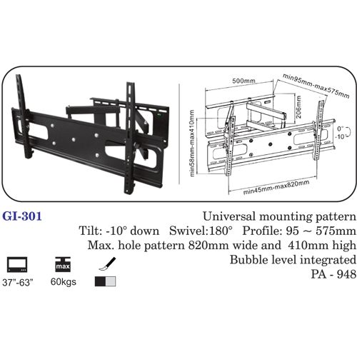 Universal Mounting Pattern 37" To 63"