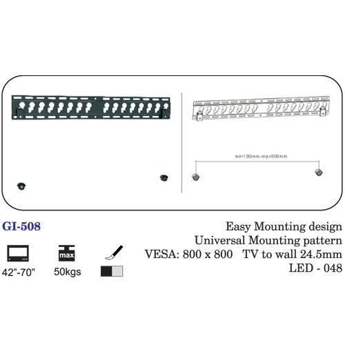 Easy Mounting Design Universal Mounting Pattern 42" To 70"
