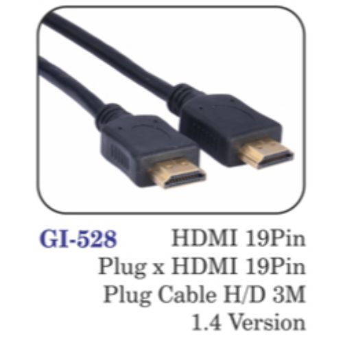 Hdmi 19 Pin Plug X Hdmi 19 Pin Plug Cable H/d 3m 1.4 Version