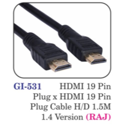 Hdmi 19 Pin Plug X Hdmi 19 Pin Plug Cable H/d 1.5m 1.4 Version