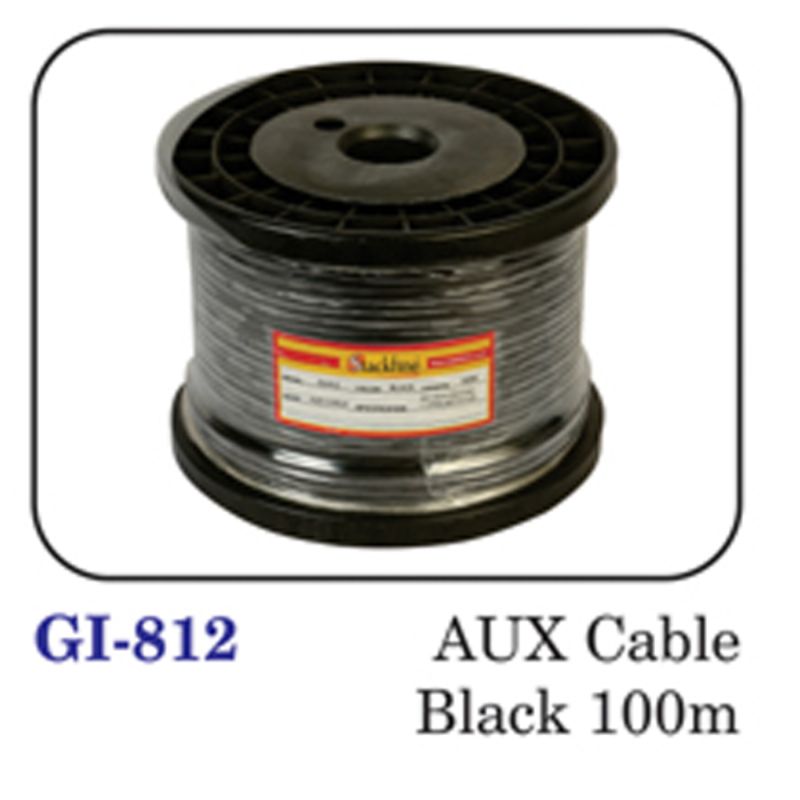 Aux Cable Black 100m