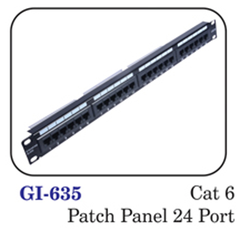 Cat 6 Patch Panel 24 Port