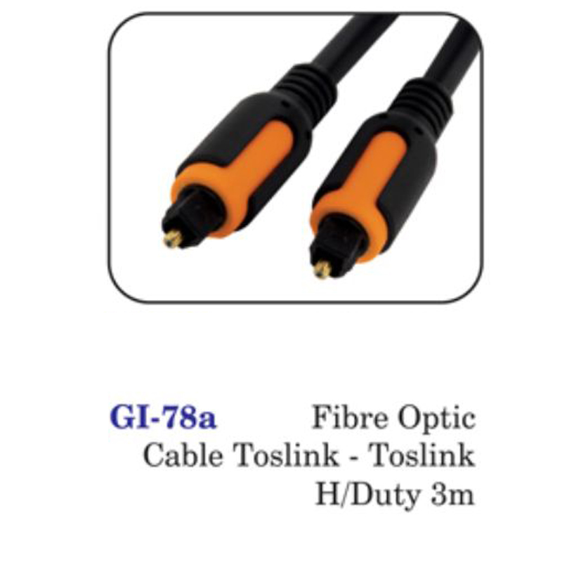 Fiber Optic Cable Toslink-toslink H/duty 3m