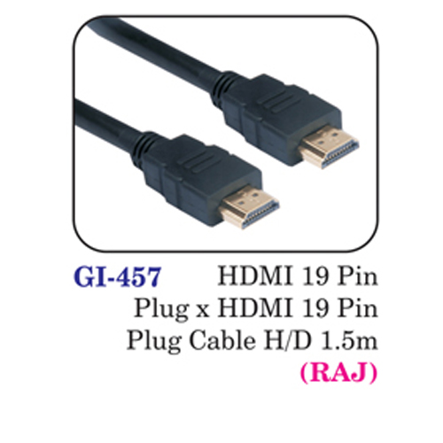 Hdmi 19 Pin Plug X Hdmi 19 Pin Plug Cable H/d 1.5m (raj)