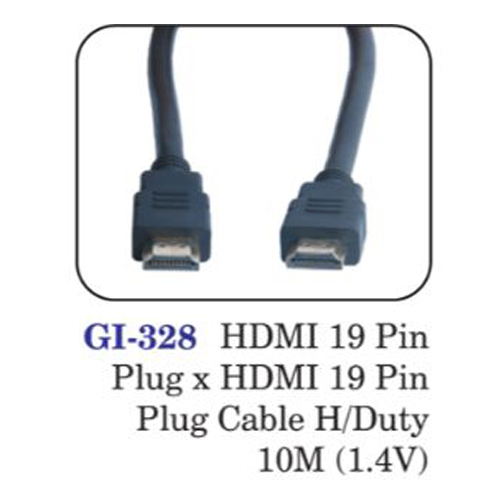 Hdmi 19 Pin Plug X Hdmi 19 Pin Plug Cable H/duty 10m (1.4v)