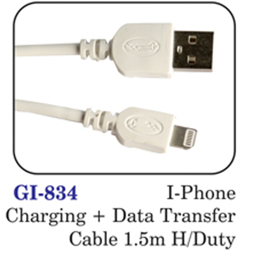 I - Phone Charging + Data Transfer Cable 1.5m H/duty