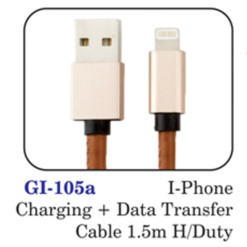 I - Phone Charging + Data Transfer Cable 1.5m H/duty