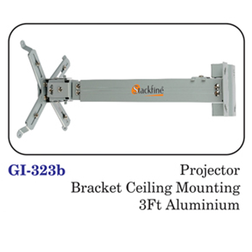 Projector Bracket Ceiling Mounting 3ft Aluminium