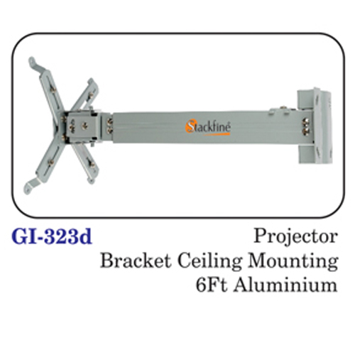 Projector Bracket Ceiling Mounting 6ft Aluminium