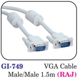 Vga Cable Male/male 1.5m (raj)