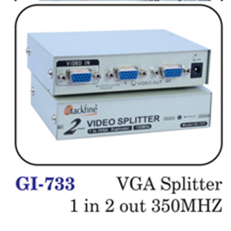 Vga Splitter 1 In 2 Out 350mhz