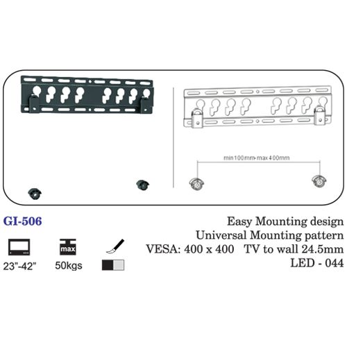 Easy Mounting Design Universal Mounting Pattern 23" To 42"