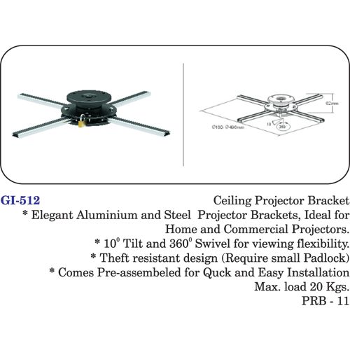 Ceiling Projector Bracket