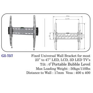 Fixed Universal Wall Bracket For Most 23" To 47" Led, Lcd, 3d Led Tvs