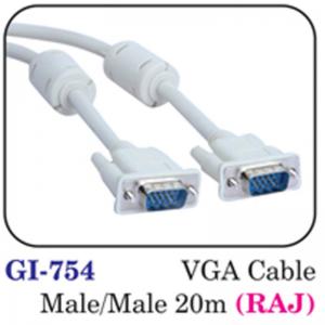 Vga Cable Male/male 20m (raj)