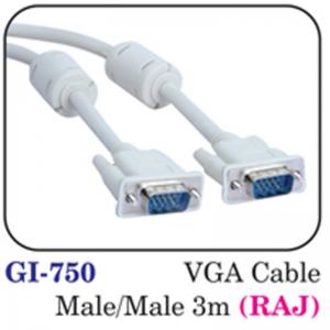 Vga Cable Male/male 3m (raj)