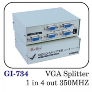 Vga Splitter 1 In 4 Out 350mhz