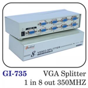 Vga Splitter 1 In 8 Out 350mhz